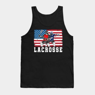 American Flag Lacrosse Tank Top